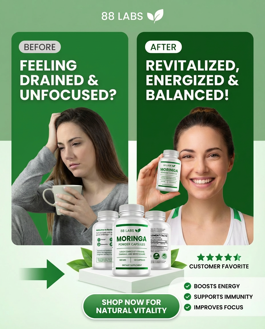 3 Pack Moringa Capsules