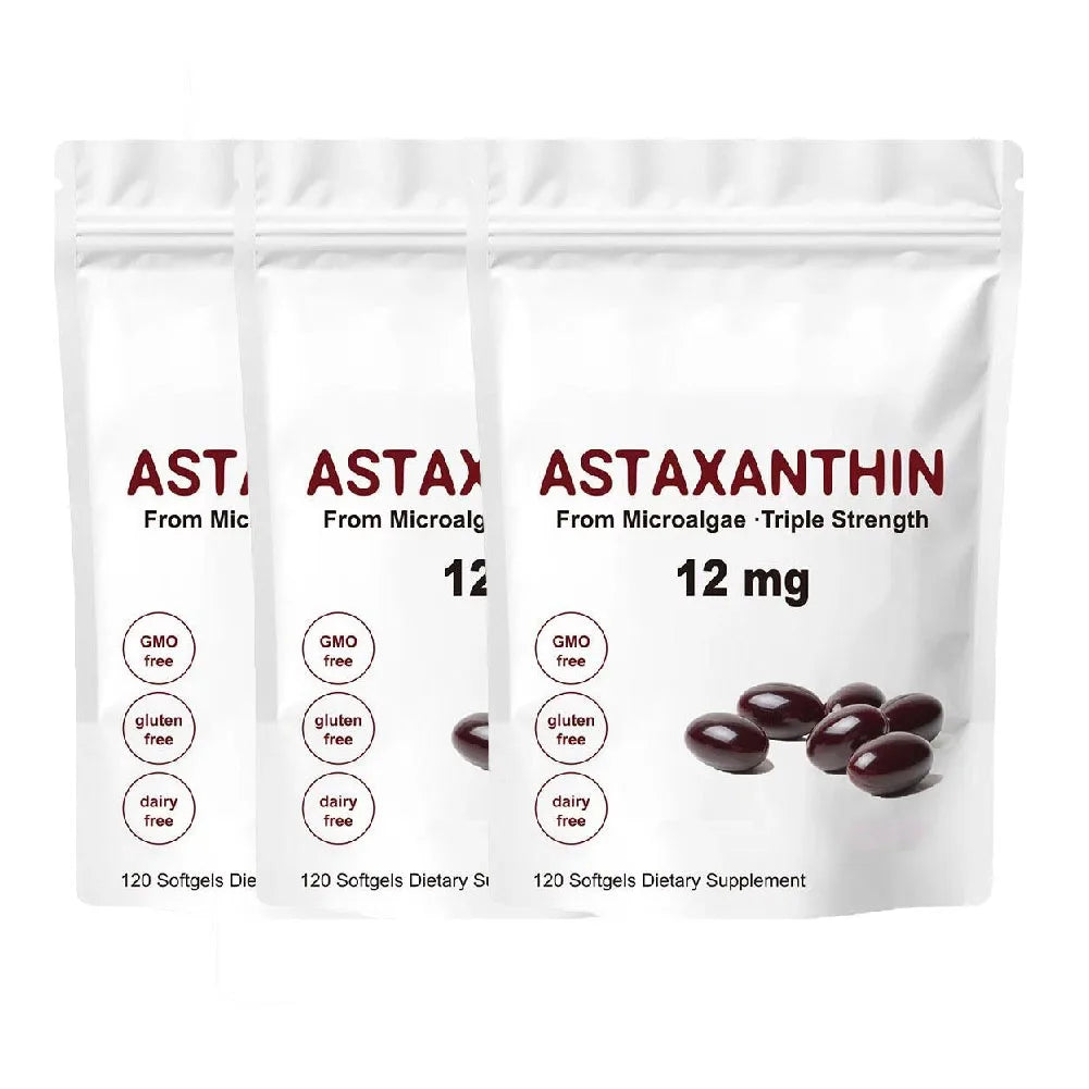 Astaxanthin 12mg Radiant Vitality Formula